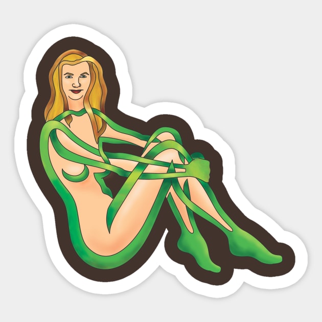 Green Mother Sticker by KnotYourWorld4